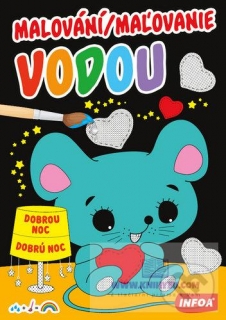 Maľovanie vodou Dobrou noc 
